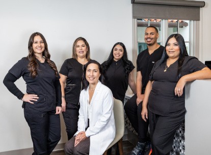our smiling dental team